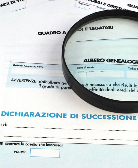 pratiche successione assistenza caf